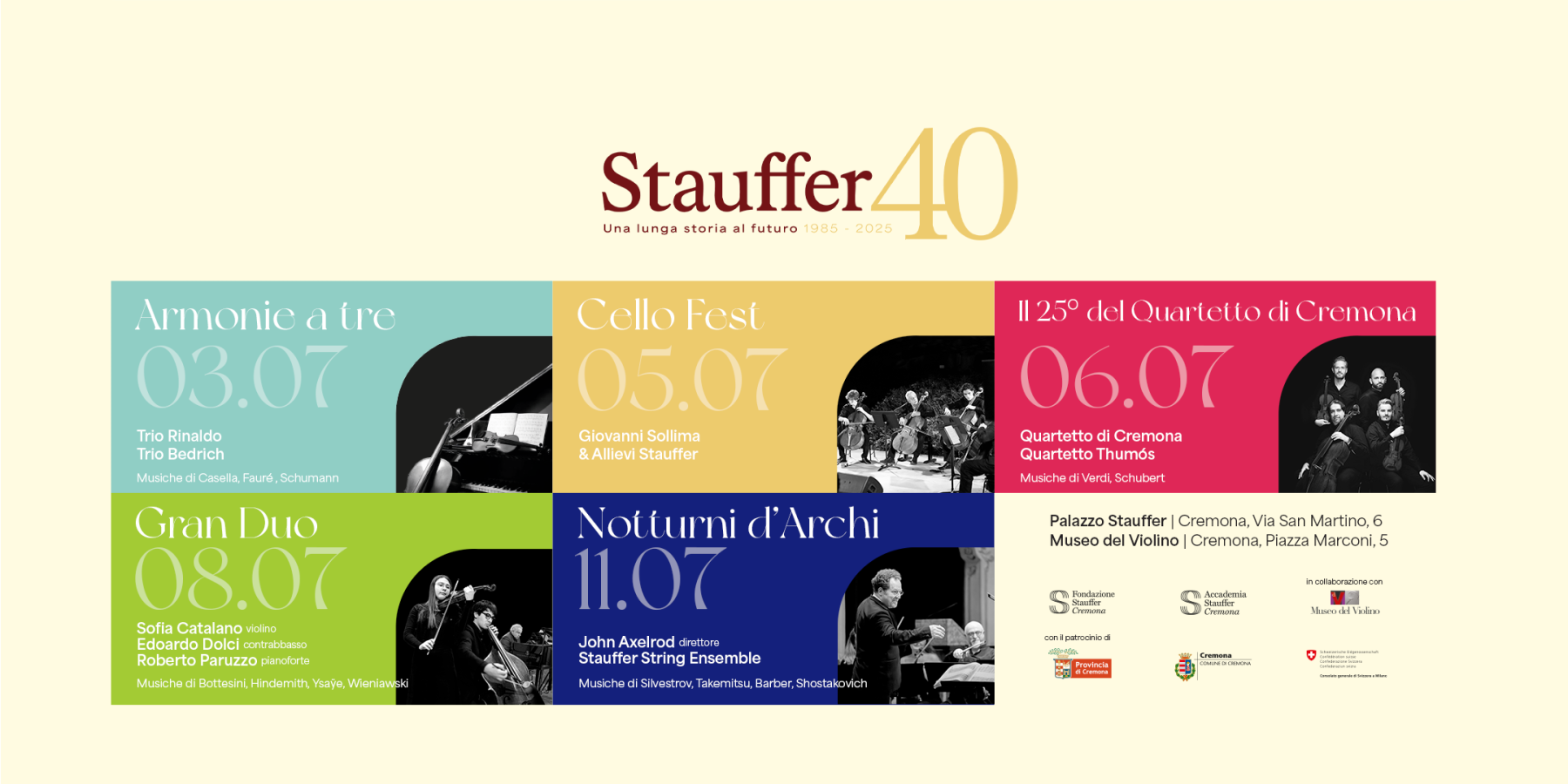Stauffer 40 | Stauffer Summer Music Festival 2025
